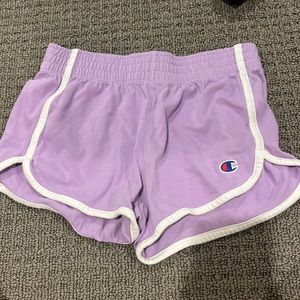 purple champion shorts
